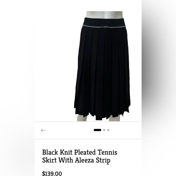 Aleeza Paris - 25” knit Tennis 🎾 Women's Skirt NWT XS - Picture 2 of 5